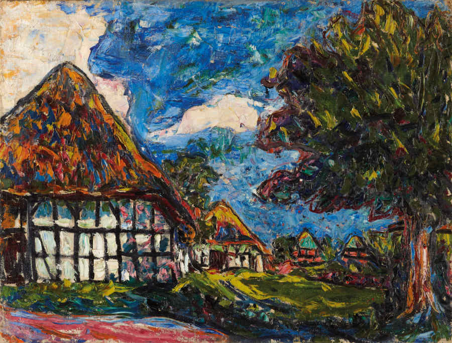 Fehmarn Houses van Ernst Ludwig Kirchner
