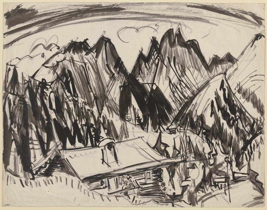 Stafelalp van Ernst Ludwig Kirchner
