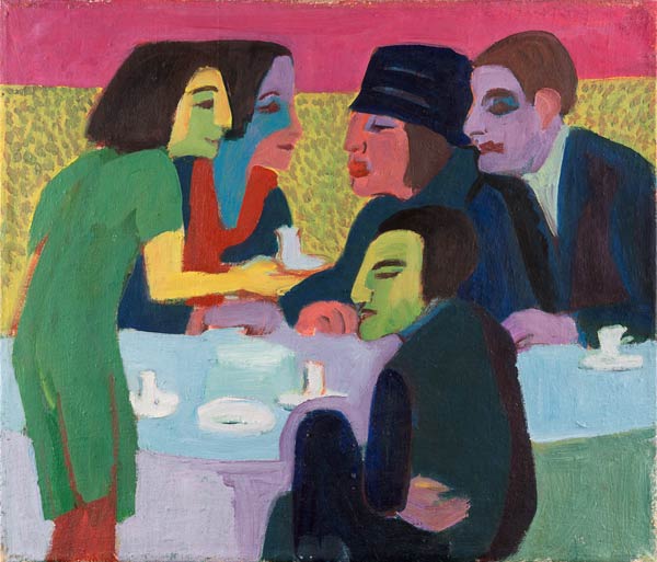 Scene in Café van Ernst Ludwig Kirchner