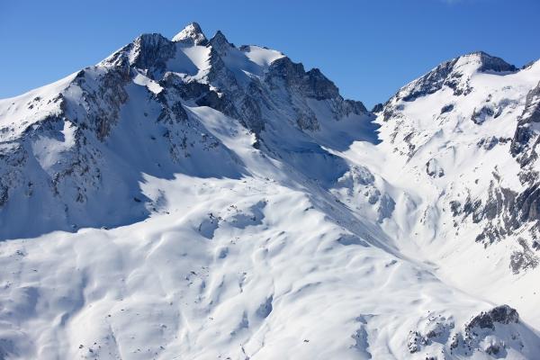 Bergpanorama im Winter van Ervin Monn