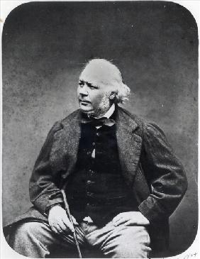 Honore Daumier (1808-79) c.1864 (b/w photo) 