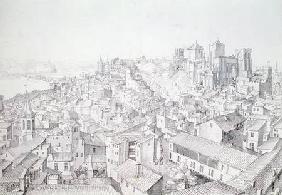 View of the Town of Avignon and its surroundings