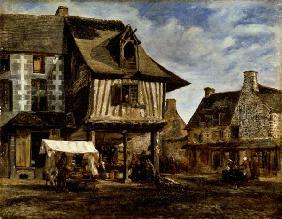 Market Place in Normandy