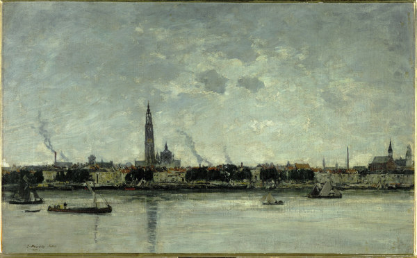Antwerp van Eugène Boudin