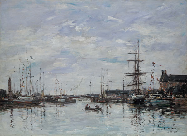 Deauville, the Dock van Eugène Boudin