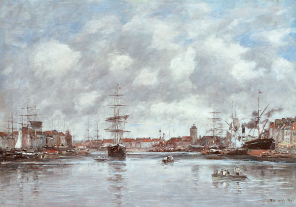 Dunkerque van Eugène Boudin