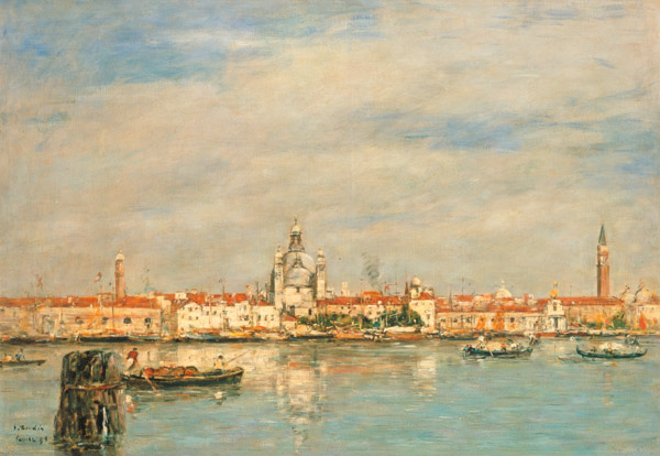 Ansicht von Venedig van Eugène Boudin