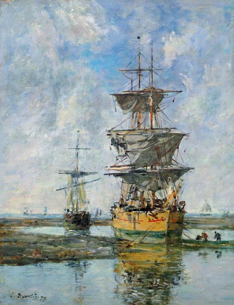 The Large Ship van Eugène Boudin