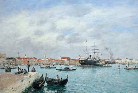 View of Venice van Eugène Boudin