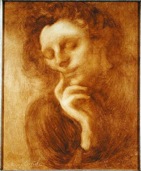 Portrait of a Woman or, Tenderness van Eugène Carrière