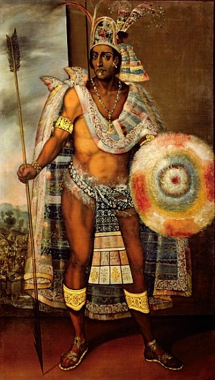 Portrait of Montezuma II van European School