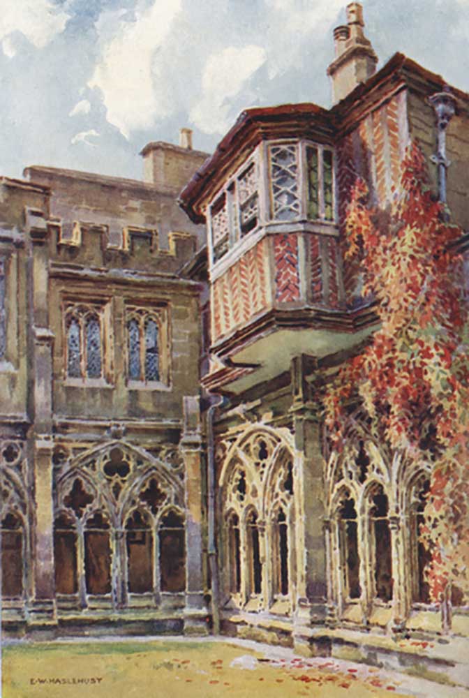 Anne Boleyns Window, Deans Cloisters van E.W. Haslehust