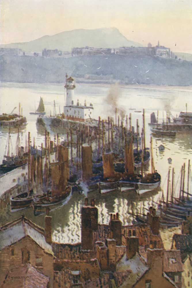 The Harbour from the Old Town van E.W. Haslehust