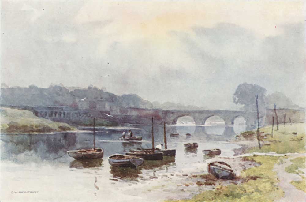 Salmon Fishers at Chester van E.W. Haslehust