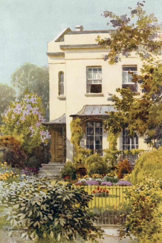 Nathaniel Hawthornes House, Leamington van E.W. Haslehust