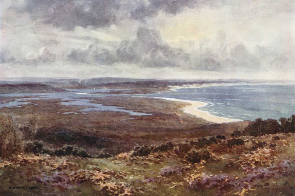Poole Harbour from Studland van E.W. Haslehust