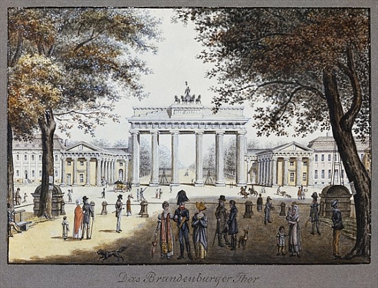 The Brandenburg Gate, Berlin van F.A. Calau