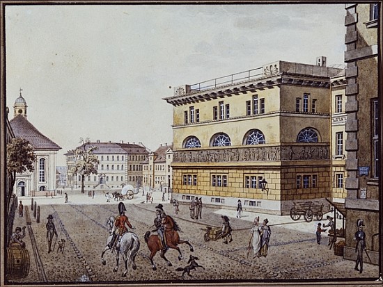 View of the mint, Berlin van F.A. Calau