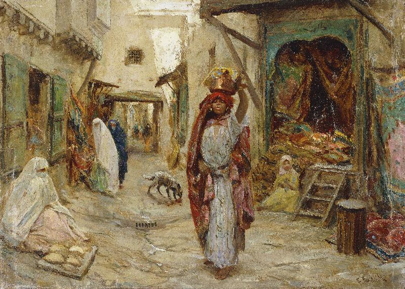 Ein arabischer Markt. van Fabio Fabbi