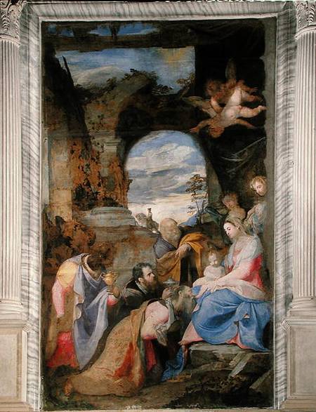 Adoration of the Magi van Federico Zuccari