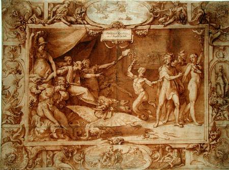 Apollo being led astray van Federico Zuccari