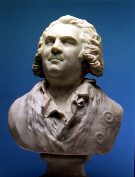 Portrait bust of Alexander Nikolaevich Samoilov (1744-1814) van Fedot Ivanovich Shubin
