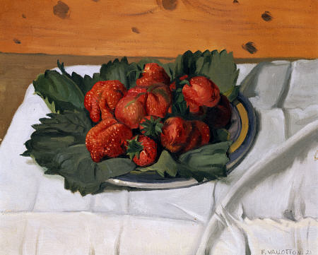 Still Life With Strawberries van Felix Vallotton