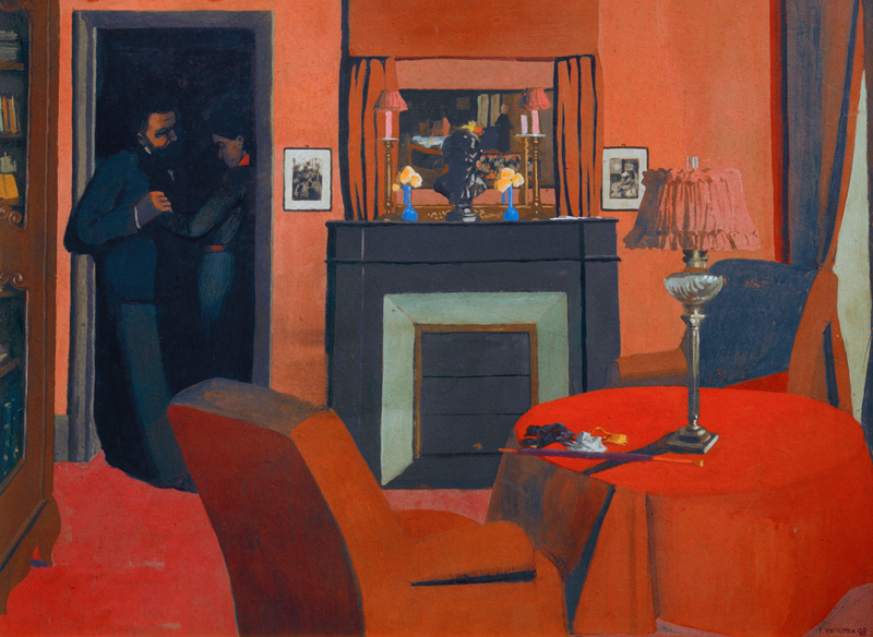 Vallotton / The red room / 1898 van Felix Vallotton