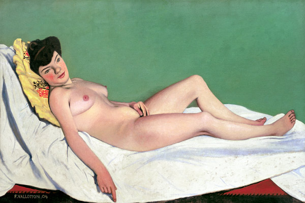 F.Vallotton / Reclining Nude / 1904 van Felix Vallotton