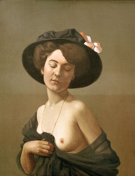 Lady in a Hat van Felix Vallotton