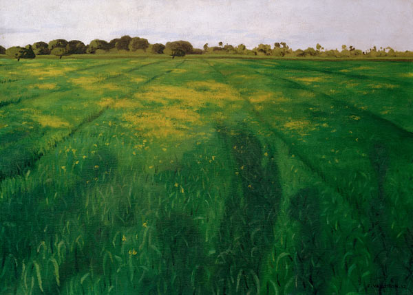 Vallotton / Green oat-field / 1912 van Felix Vallotton