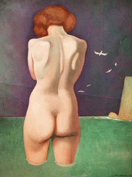 F.Vallotton / Nude in the Water / 1919 van Felix Vallotton