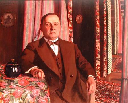 Portrait of Georg E. Haasen van Felix Vallotton