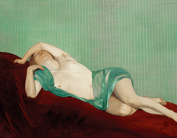 F.Vallotton / Reclining Nude.../ 1914 van Felix Vallotton