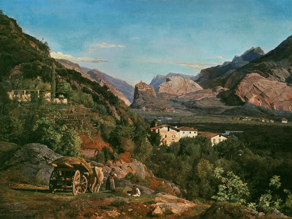 Waldmueller / View of Arco / 1841 van Ferdinand Georg Waldmüller