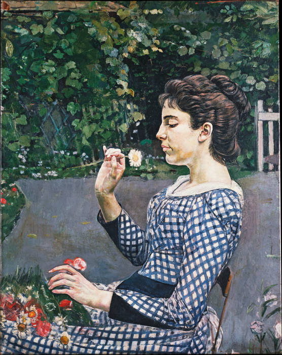 Portrait of Hélène Weiglé van Ferdinand Hodler