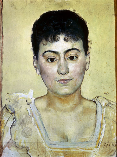 Portrait of Mme de R. van Ferdinand Hodler