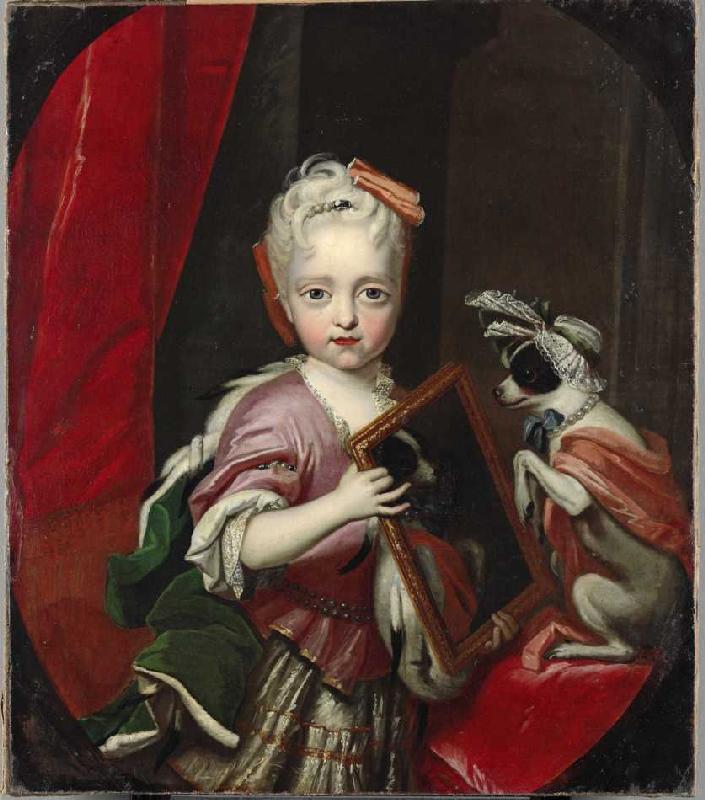 Prinzessin Maria Josepha als Kind van Ferdinand Hodler