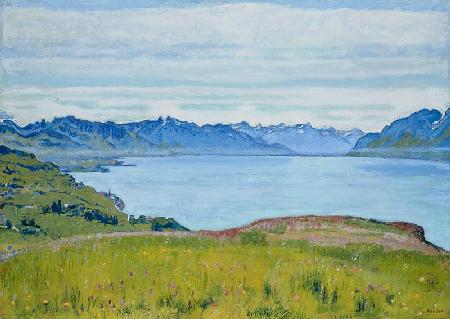 Landscape at Lake Geneva - Ferdinand Hodler