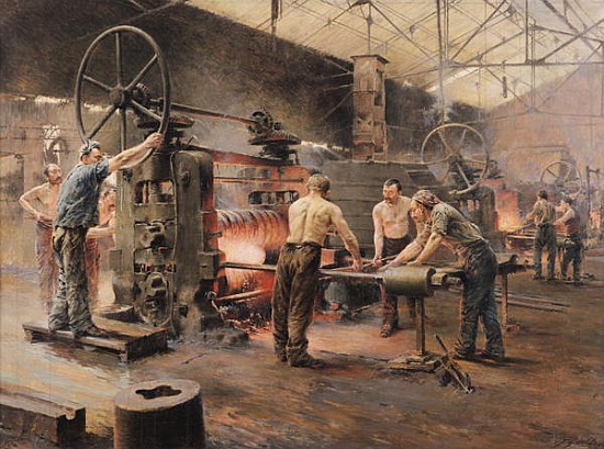 The Rolling Mill van Ferdinand Joseph Gueldry