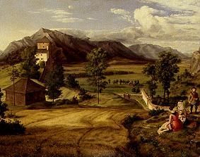 Salzburgische Landschaft. van Ferdinand Olivier