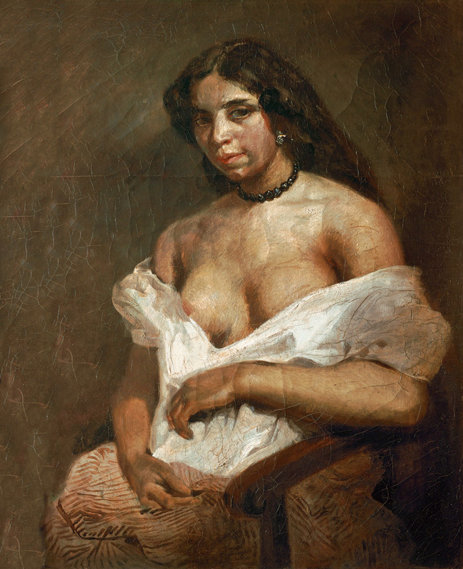 Aspasia van Ferdinand Victor Eugène Delacroix