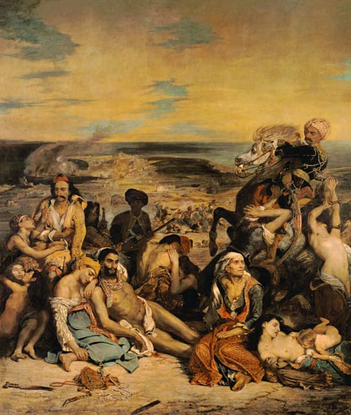 Massaker von Chios van Ferdinand Victor Eugène Delacroix