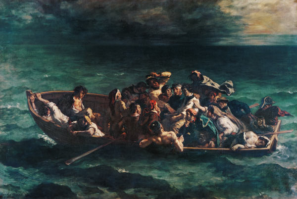 The Shipwreck of Don Juan van Ferdinand Victor Eugène Delacroix
