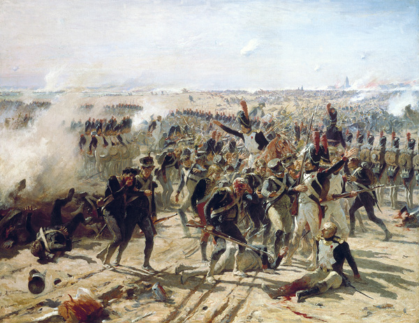 The Battle of Essling van Fernand Cormon