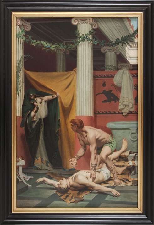 The Death of the Emperor Commodus van Fernand Pelez