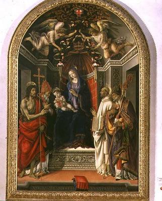 Madonna and Child with SS. John the Baptist, Victor, Bernard and Zenobius, known as the Madonna of t van Filippino Lippi