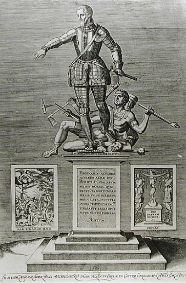 Portrait Glorifying Ferdinand Alvarez of Toledo (1508-82) Duke of Alba van Flemish School