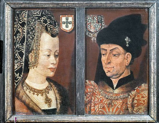 Portrait of Philip The Good, Duke of Burgundy, and his third wife Isabel of Portugal van Flemish School