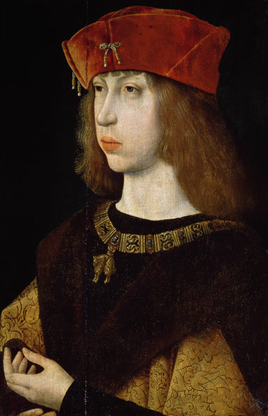 Portrait of Philip the Handsome (1478-1506) van Flemish School